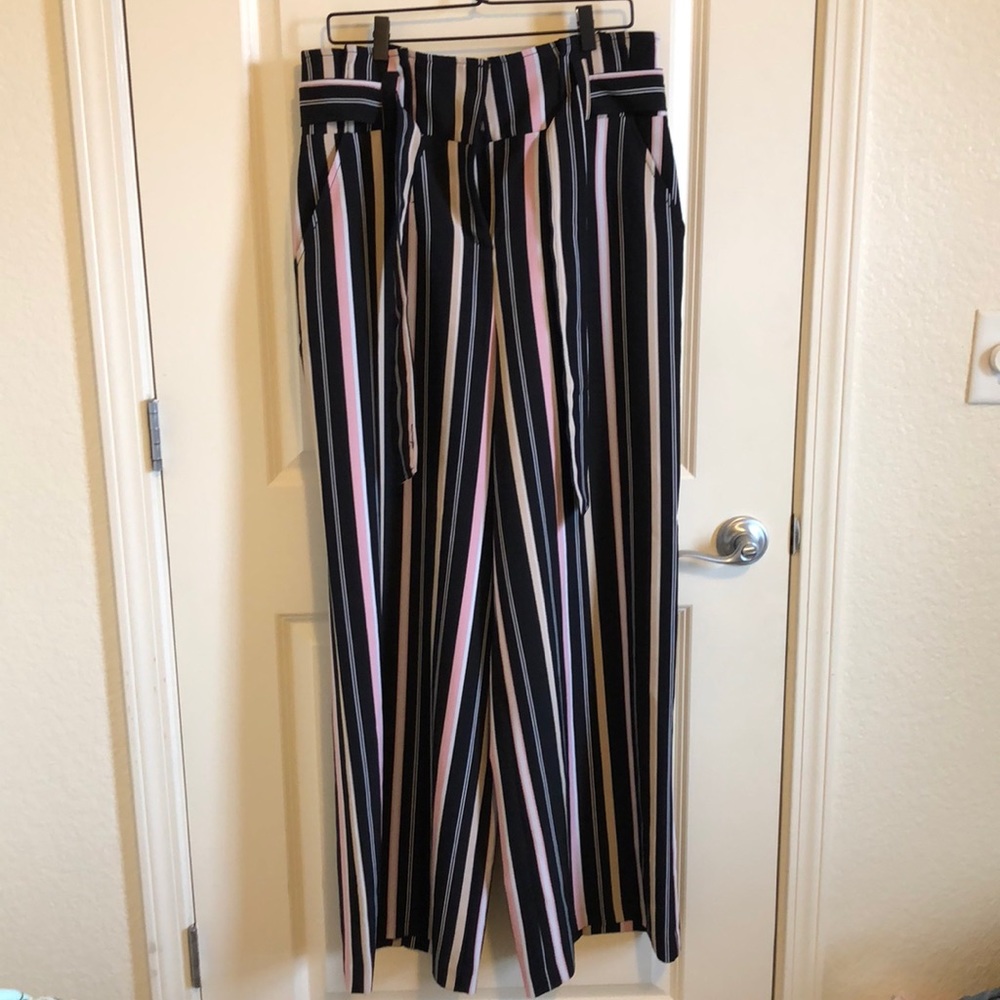 Striped Palazzo Pants